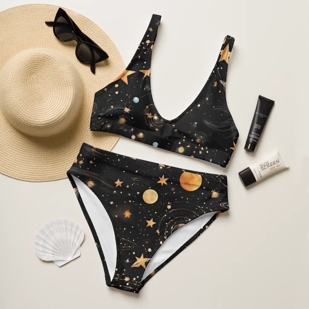 Cosmic Odyssey Recycled High Waisted Bikini product image (9)