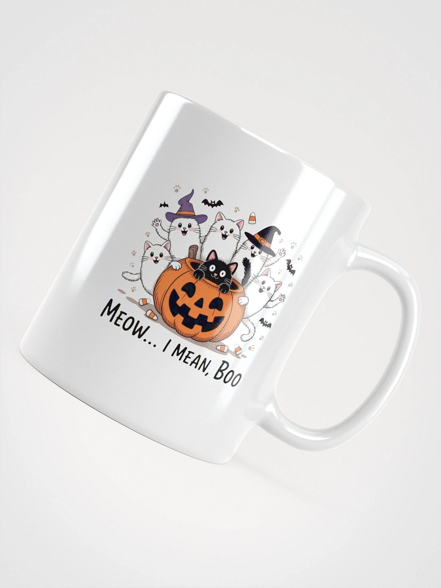 Meow I Mean Boo Cats Halloween Mug product image (10)
