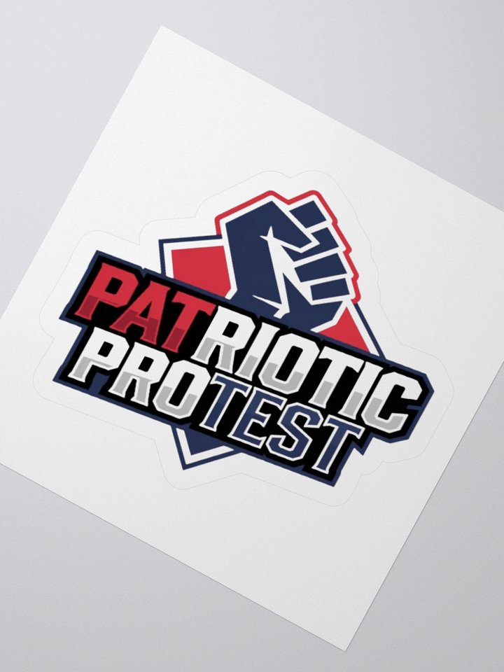 Patriotic Protest Kisscut Sticker - Raised Fist Design, Multiple Sizes Available product image (4)