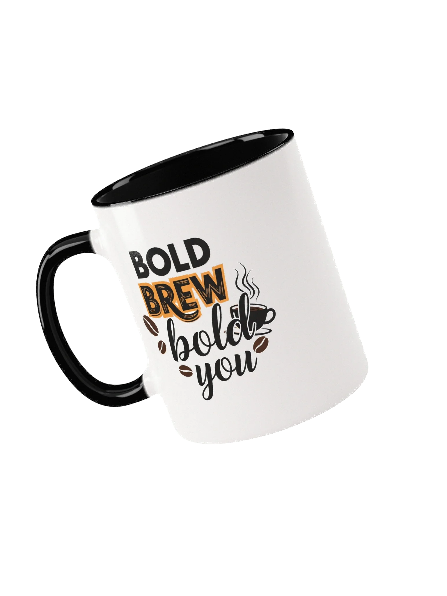 Bold Brew, Bold You Coffee Mug – Empower Your Morning with Every Sip | Motivational Ceramic Tea Cup for Bold Personalities product image (3)