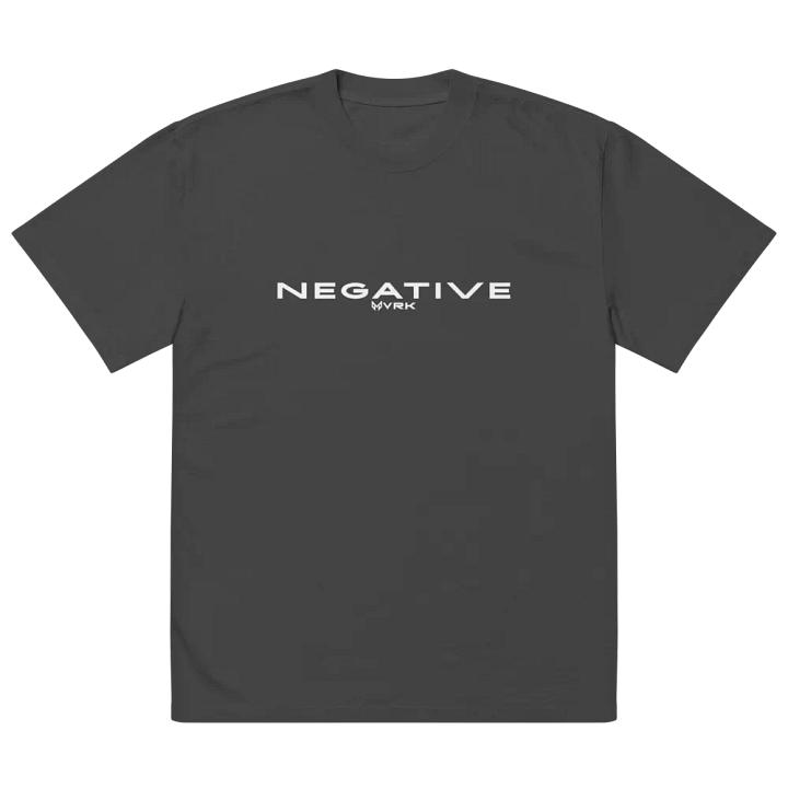 MVRK Negative Oversized Tee White Logo product image (2)