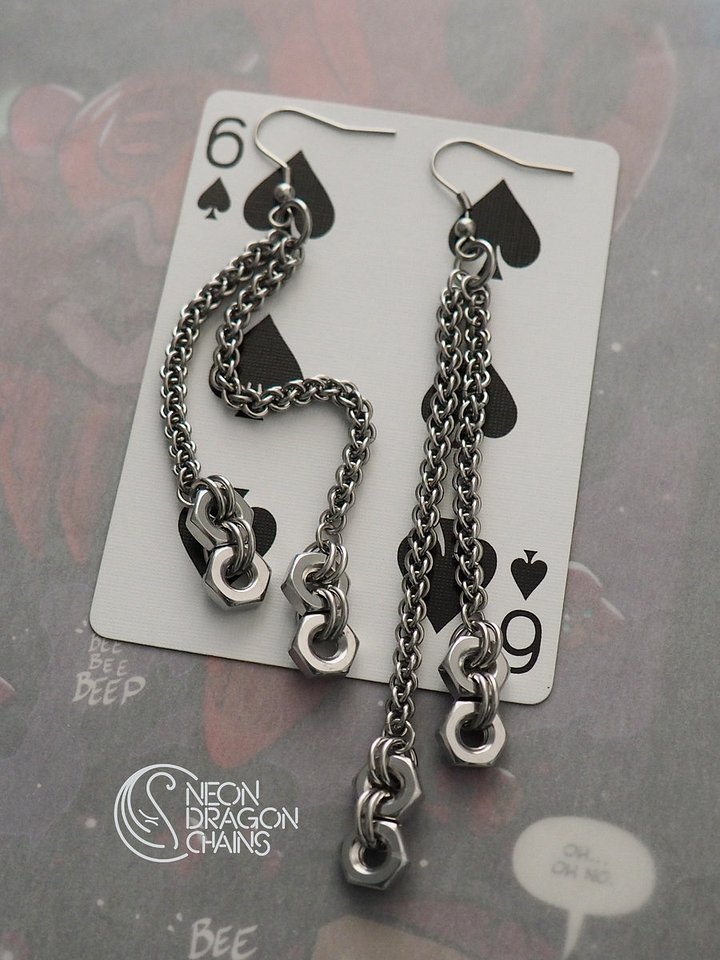 Astral Hex Nut Earrings product image (2)
