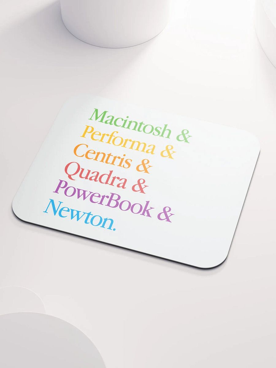 1993 Lineup White Mouse Pad product image (3)