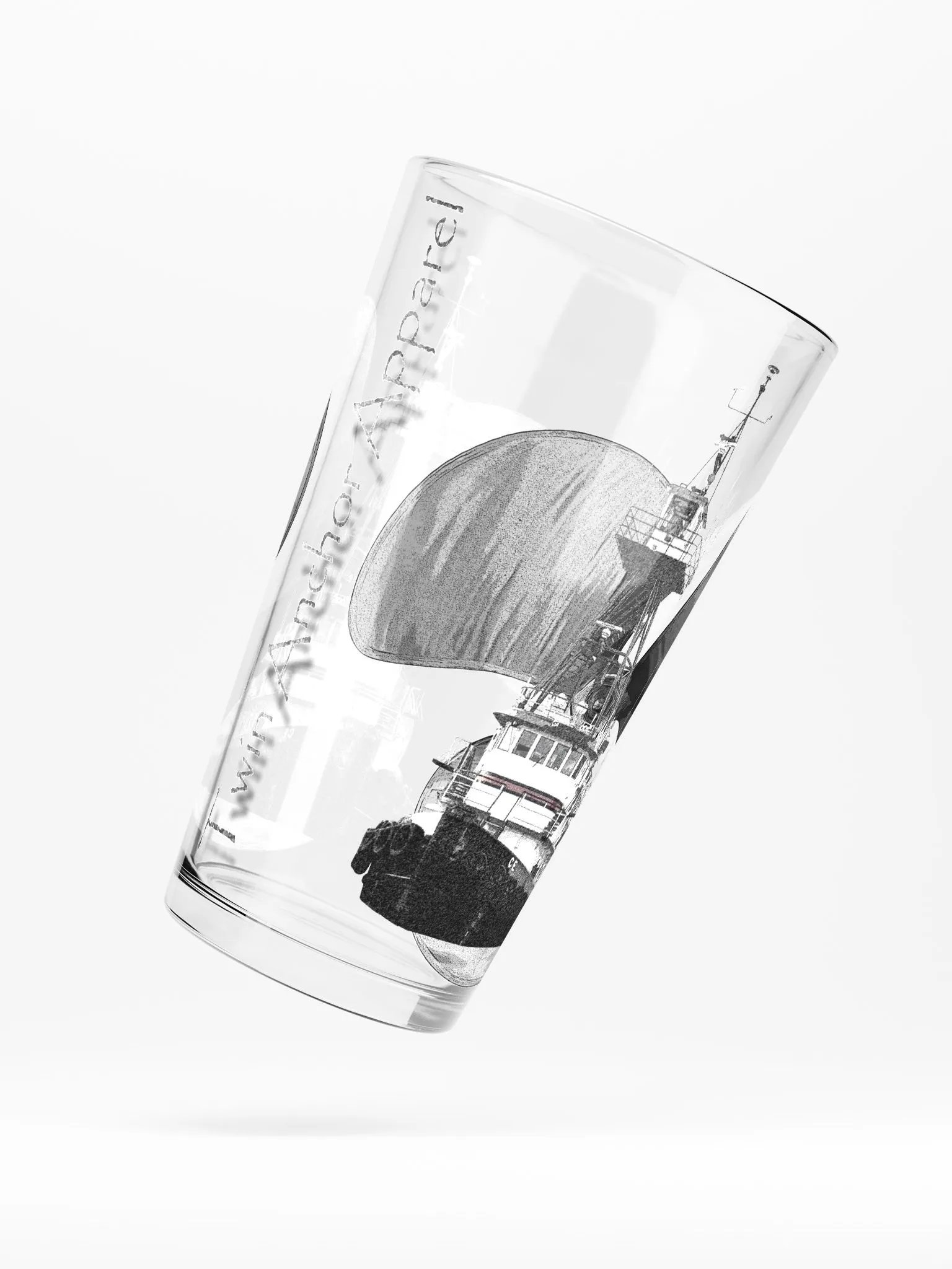 Three blade prop Tug CE 16oz Pint Glass product image (5)