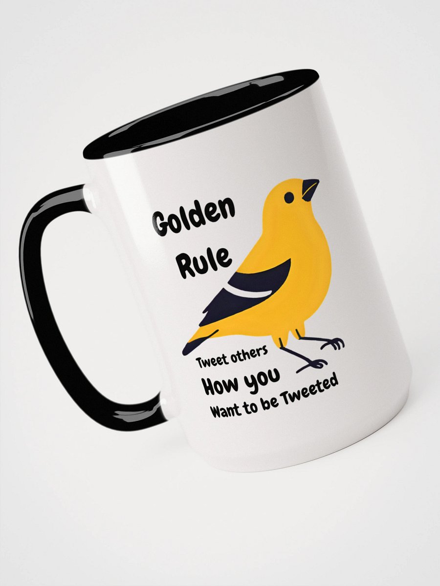The Golden Rule Yellow Bird Coffee Cup / Tea Mug product image (4)