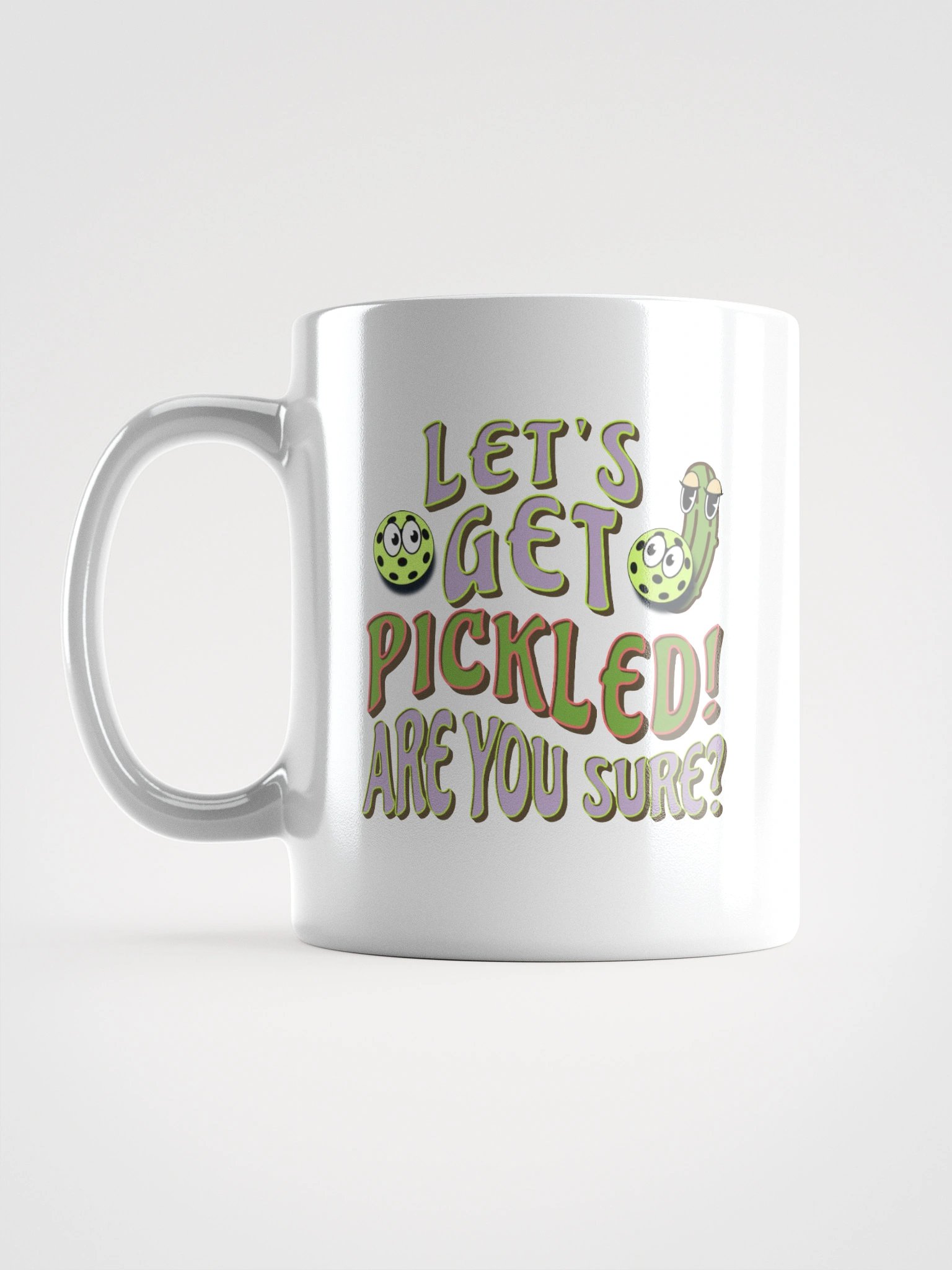 Lets Get Pickled Are You Sure Pickleball Mug product image (1)
