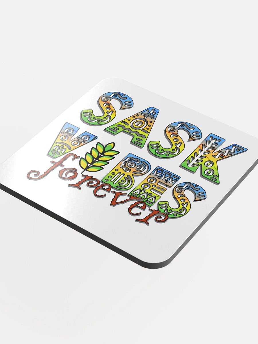 Sask Vibes Forever Ancient Cork Coaster Set product image (1)