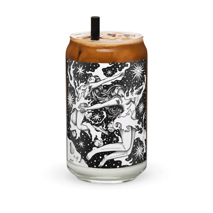 Gemini Zodiac Can-Shaped Glass product image (2)