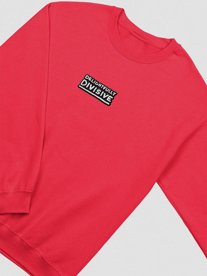 DELIGHTFULLY DIVISIVE (lc., bubble design) embroidered crewneck product image (22)