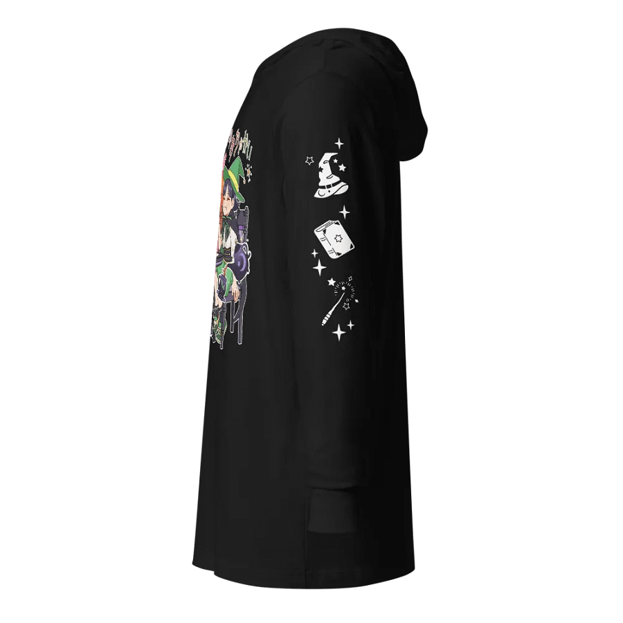 Witchy Tea Party Unisex Hooded Tee -Black product image (4)