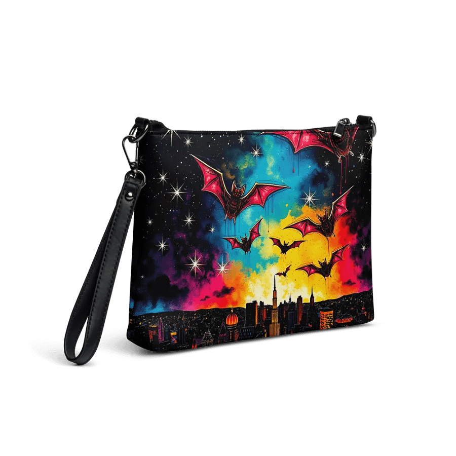 Night City Bats Crossbody Bag product image (5)