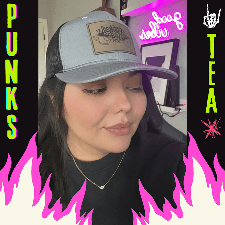 PunksTea Leather Patch Hat product image (2)