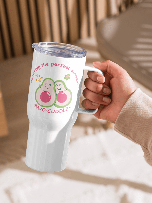 Avocado Avo-Cuddle Insulated Travel Mug – Cute & Durable 25oz Tumbler! product image (6)