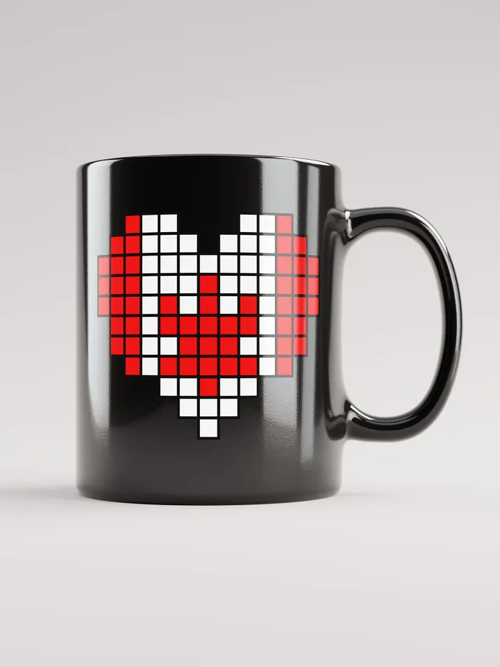 Canada Heart Black Glossy Mug product image (2)