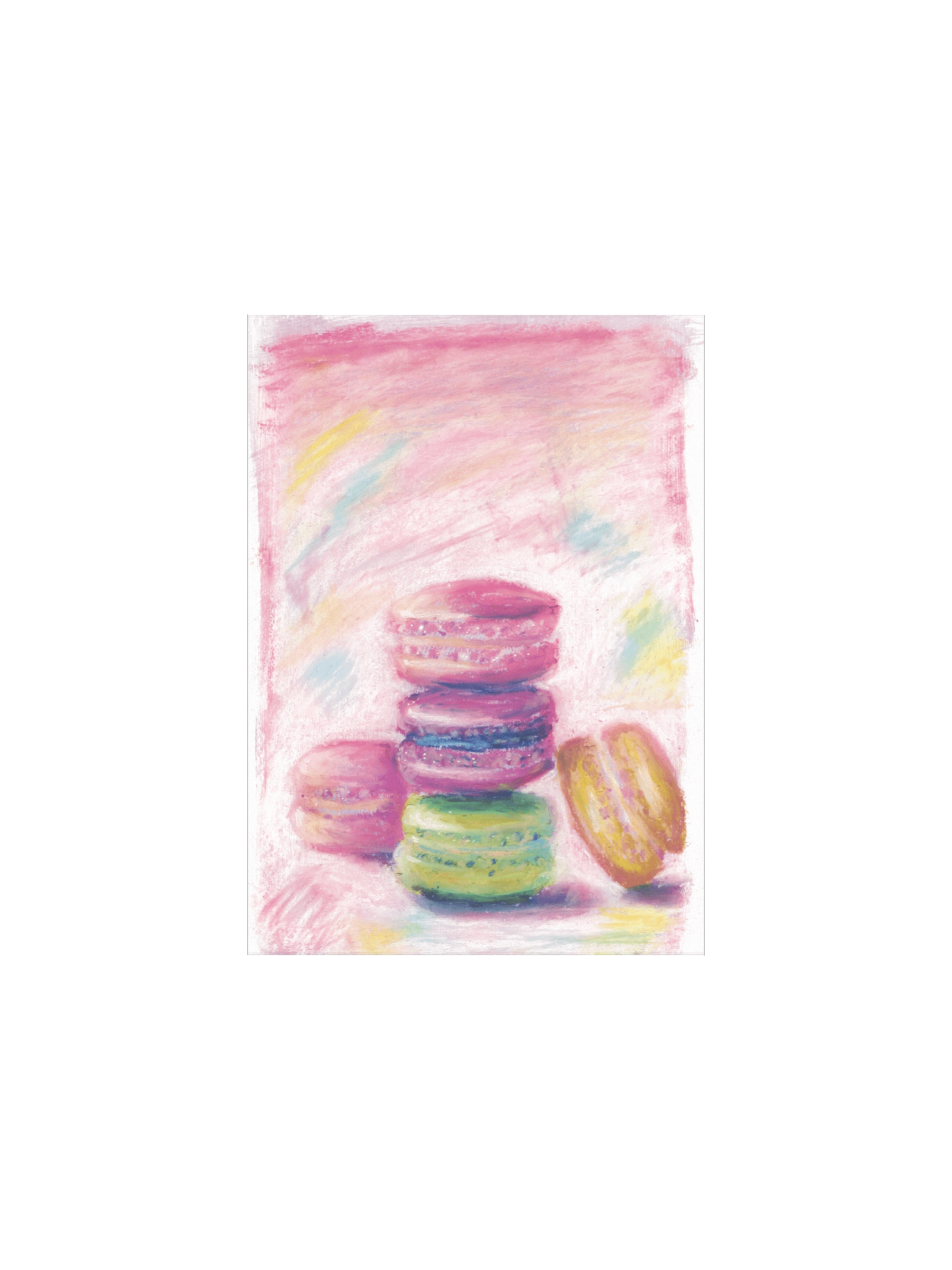 Colorful Macarons - Poster Print product image (1)