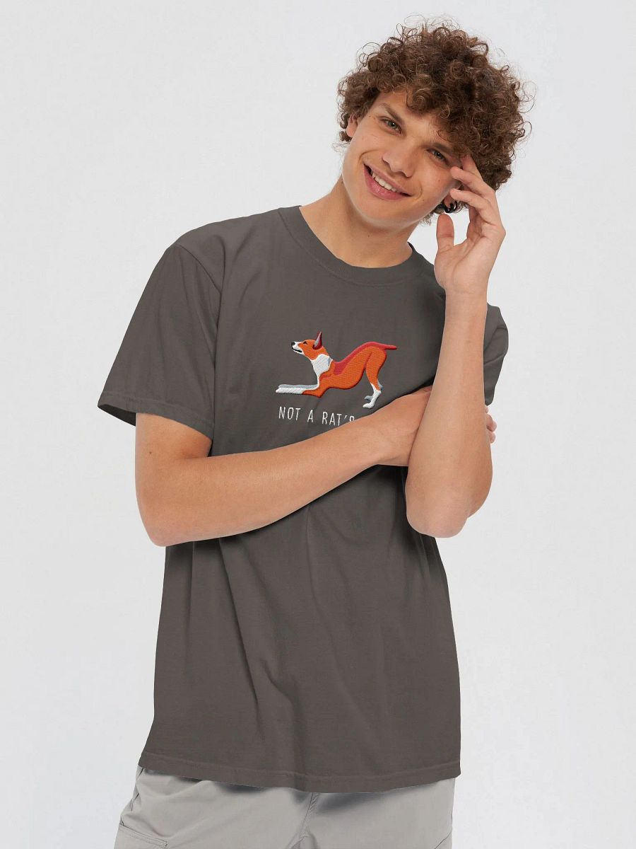 Not a Rat's Ass T-Shirt(Embroidered) of a Rat Terrier(Red & White) product image (8)