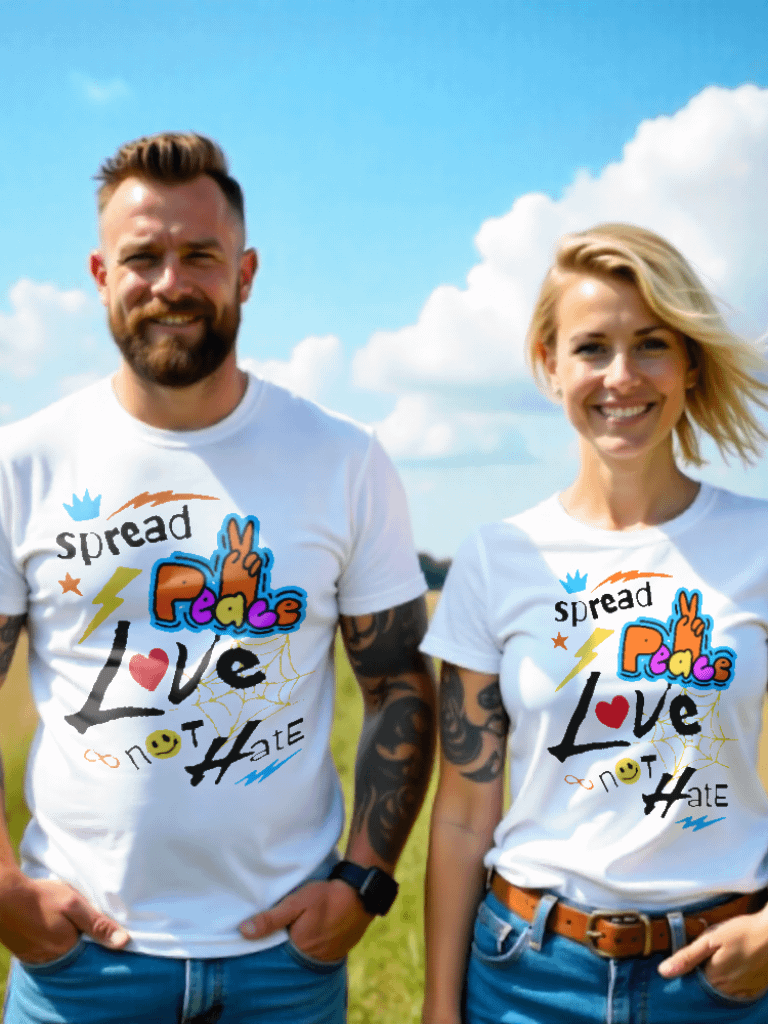 Spread Love, Not Hate | Unisex Softstyle T-Shirt by Gildan product image (1)