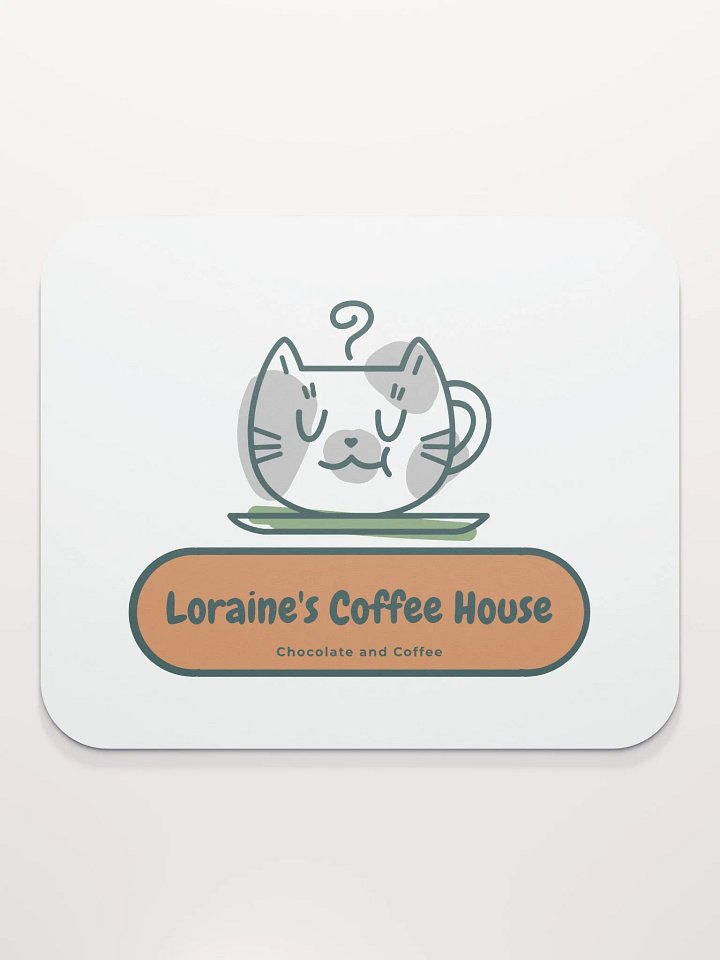 Loraine's Kitty Coffee Mouse Pad product image (2)
