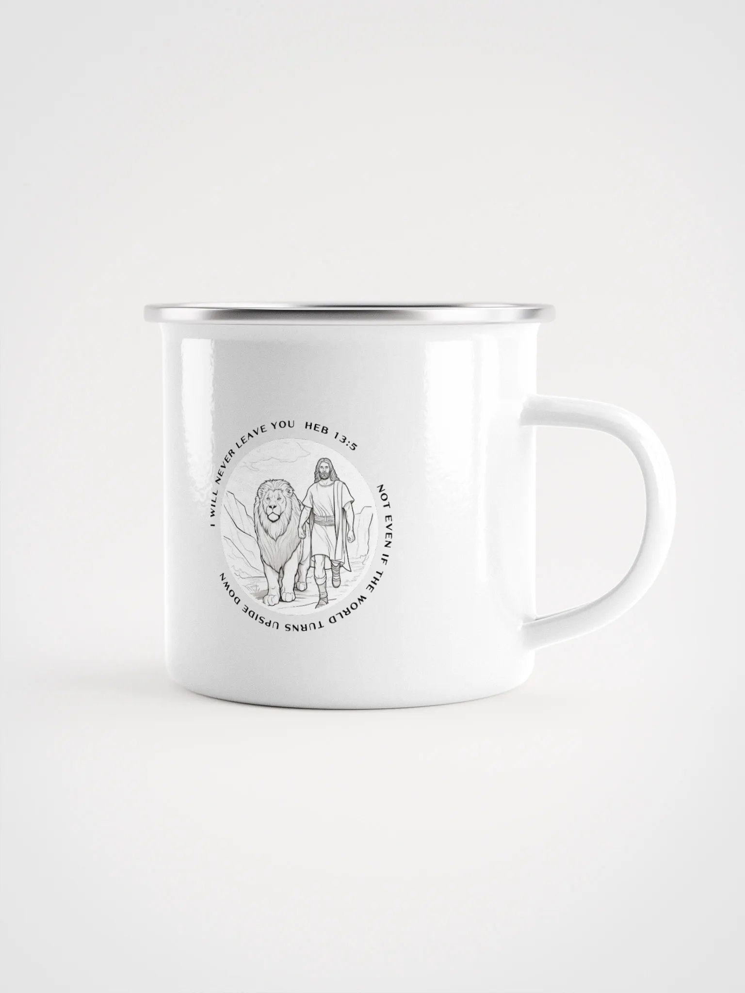 I will never leave you - Heb 13:5 - mug product image (1)