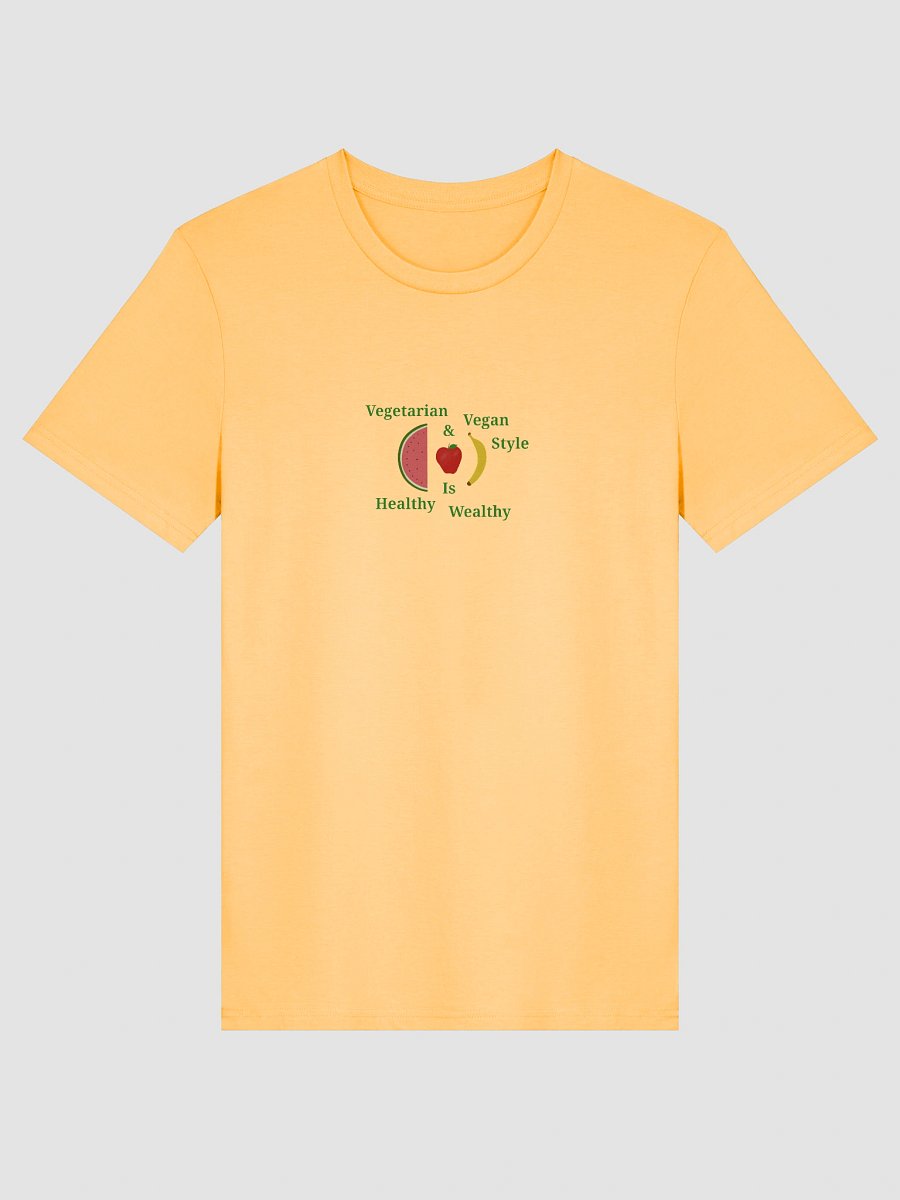Healthy Wealthy Vegetarian & Vegan T-Shirt product image (1)