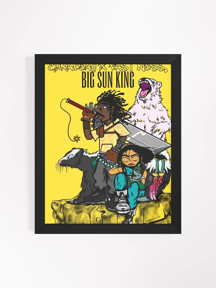 "Patron Saint BSK Yellow" - Framed Print product image (2)