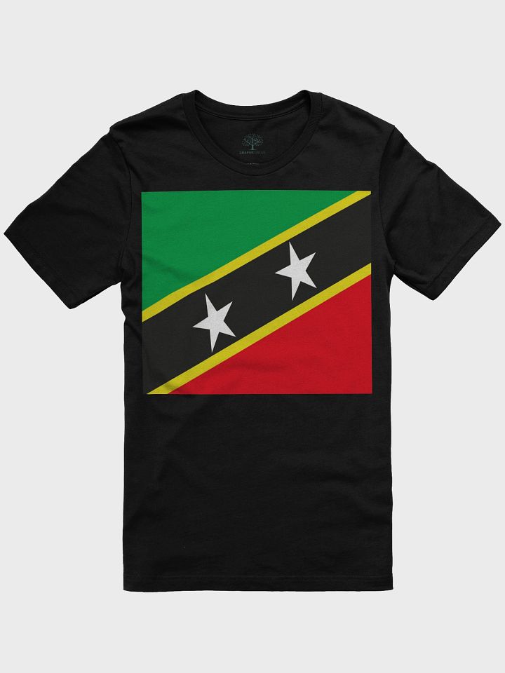Exclusive Saint Kitts and Nevis Flag T-Shirt – Unisex Supersoft Comfort | TDS Music product image (3)