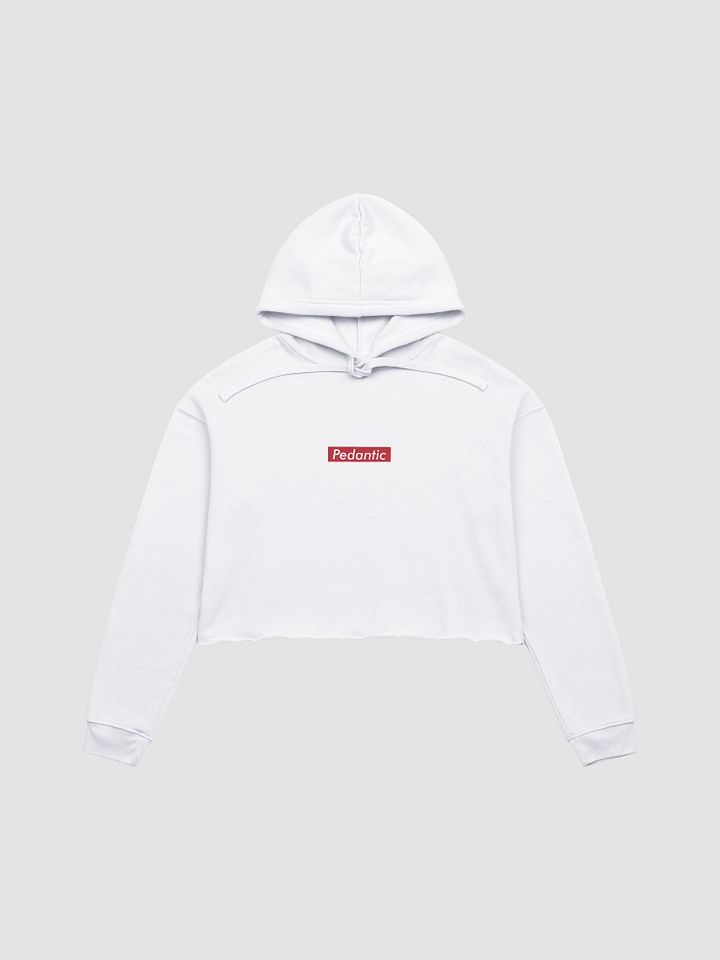 Pedantic Fleece Crop Hoodie product image (33)