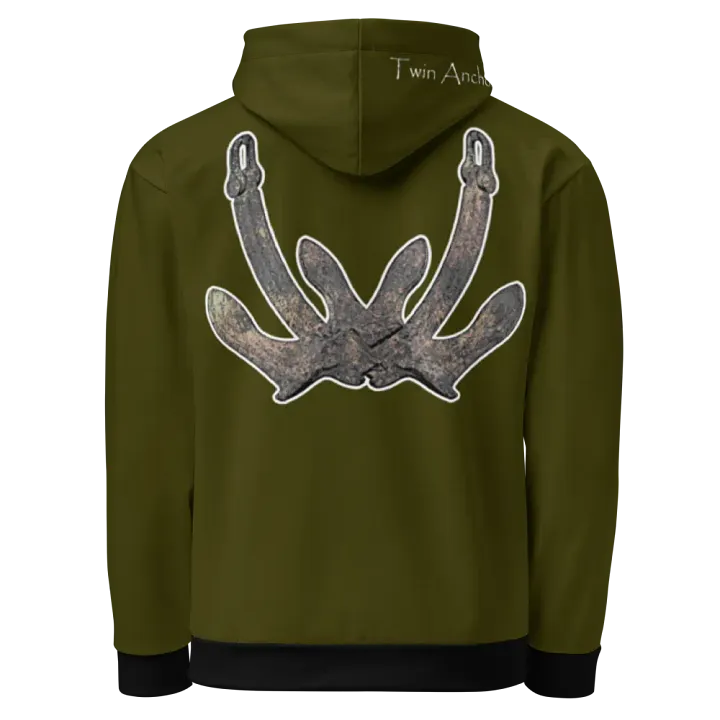 Green Anchor Hoodie product image (1)