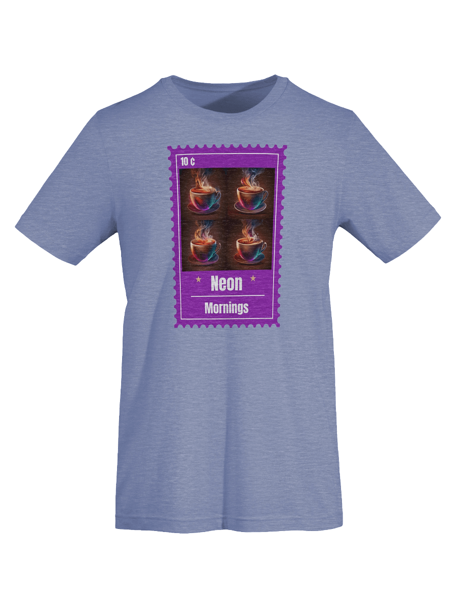 Neon Mornings Coffee Stamp T-Shirt product image (3)