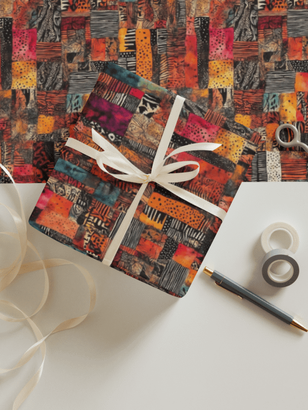 Kantha Themed Matte Wrapping Paper Set product image (1)