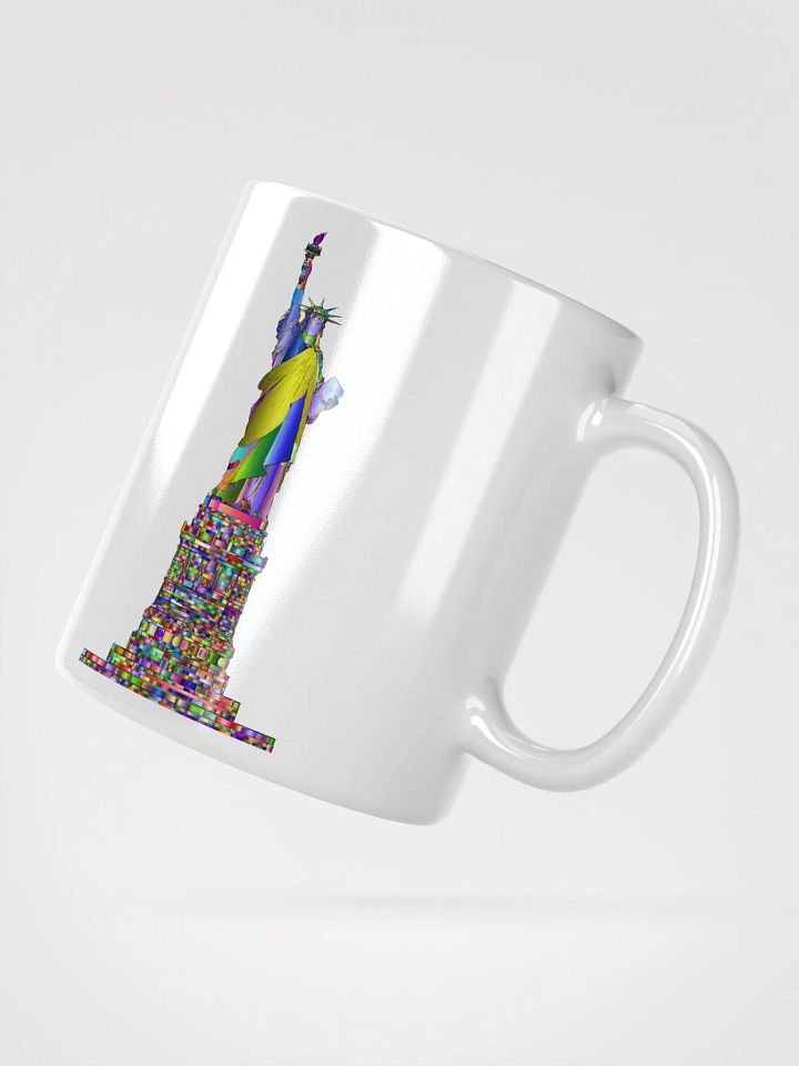 Statue of Liberty -White Glossy Coffee mug product image (3)