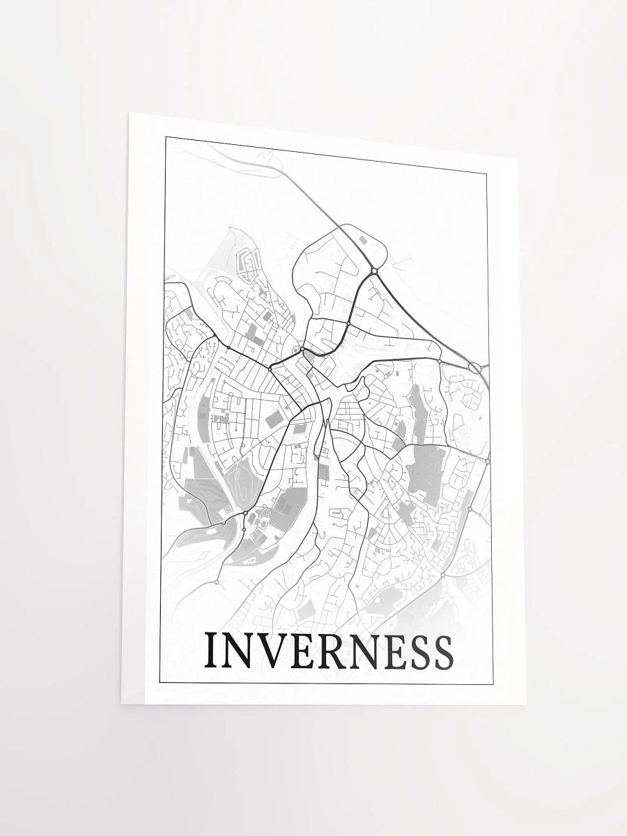 Inverness, Scotland, city map print product image (11)