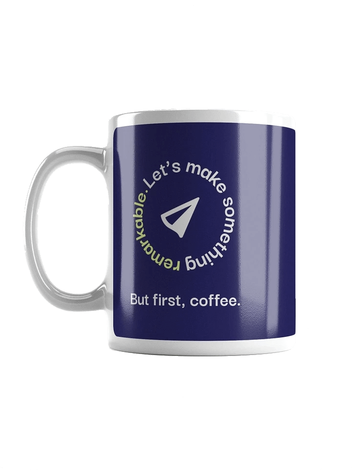But first, coffee Mug: Navy product image (1)