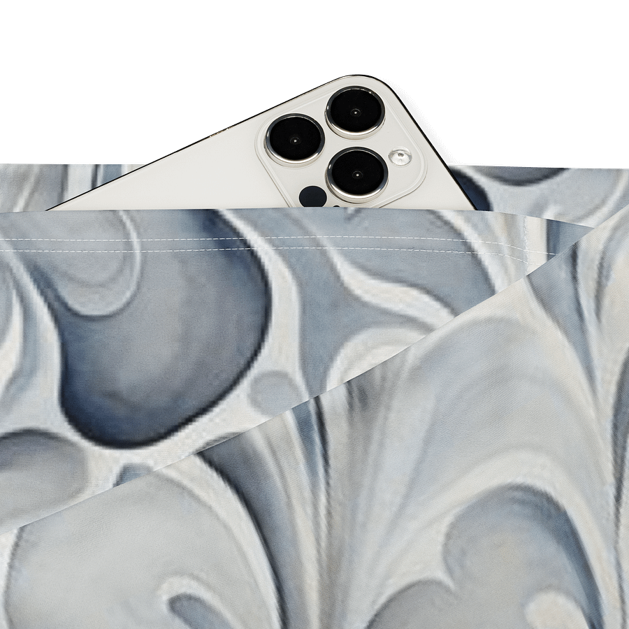 Gray Fractals Flare Leggings product image (3)