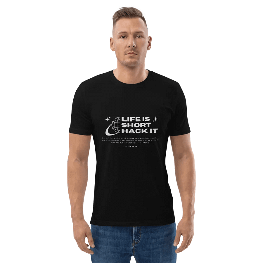 LIFE IS SHORT. HACK IT! - 100% cotton product image (5)