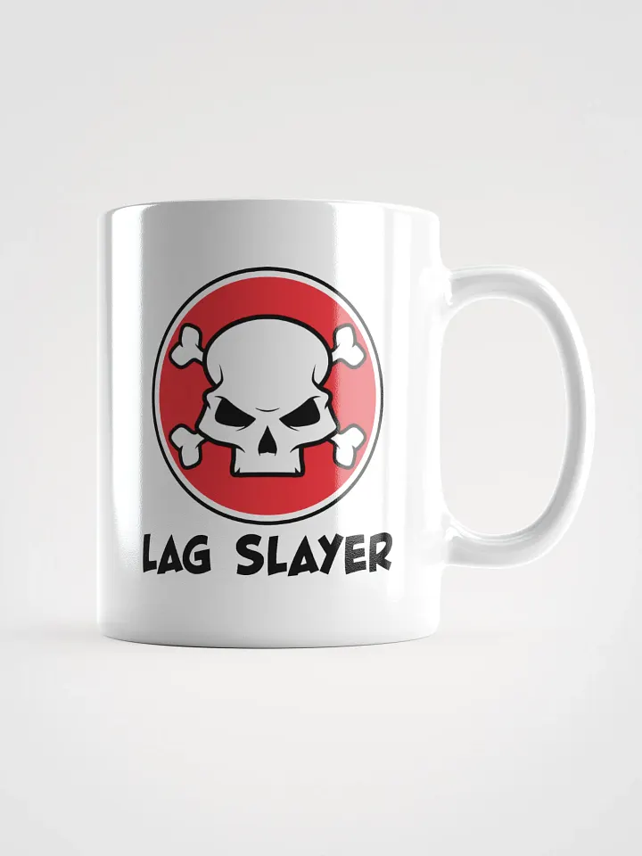 Lag Slayer Gamer Skull Coffee Mug product image (1)