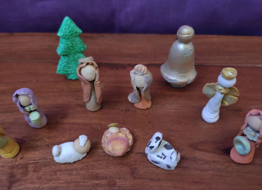 Presépio miniatura, conjunto de 11 peças product image (4)