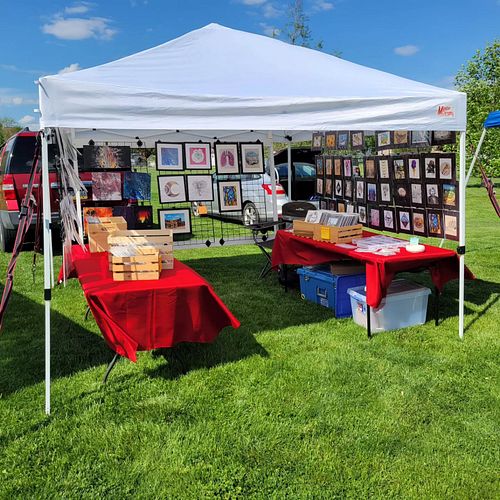 Set up today for #firstfridays at #shippenstation in #shippensburg from 4 to 8, and then tomorrow at #springfest in downtown ...