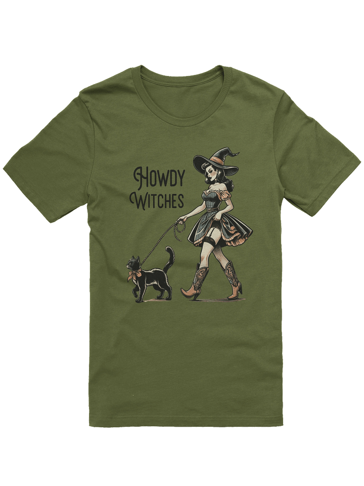 Howdy Witches Short Sleeve Halloween Unisex T-Shirt product image (7)