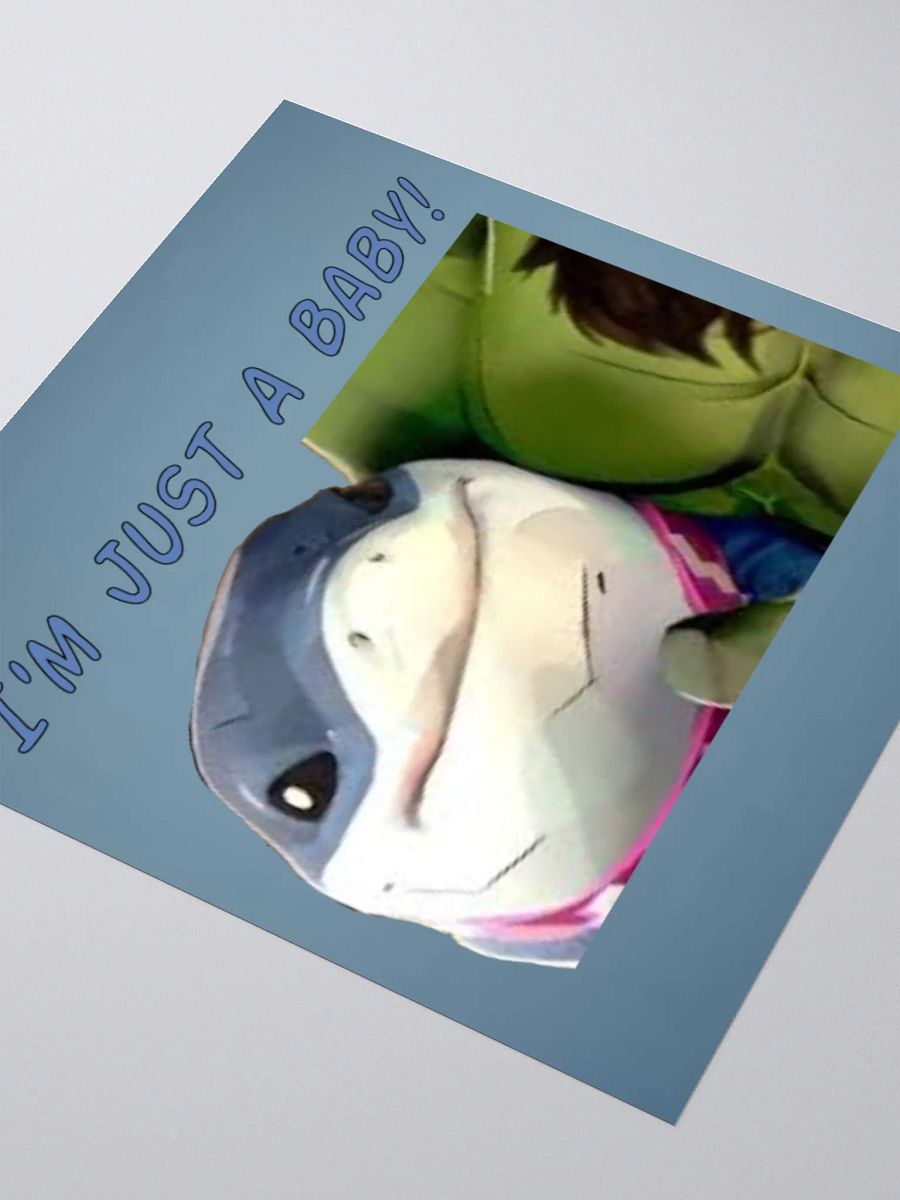Jeff Just a Baby Rivals KissCut Sticker product image (7)