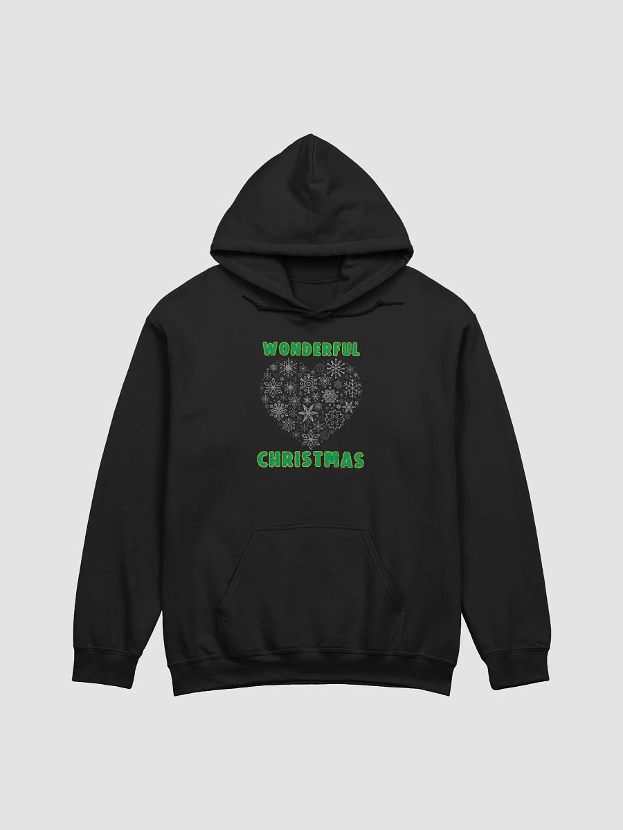 Wonderful Christmas Glitter Heart Hoodie product image (1)