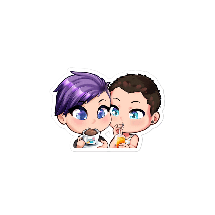 Britva and Austin Sip Emote Magnet product image (2)