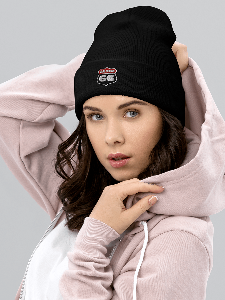 Galactic Order 66 Embroidered Beanie product image (2)