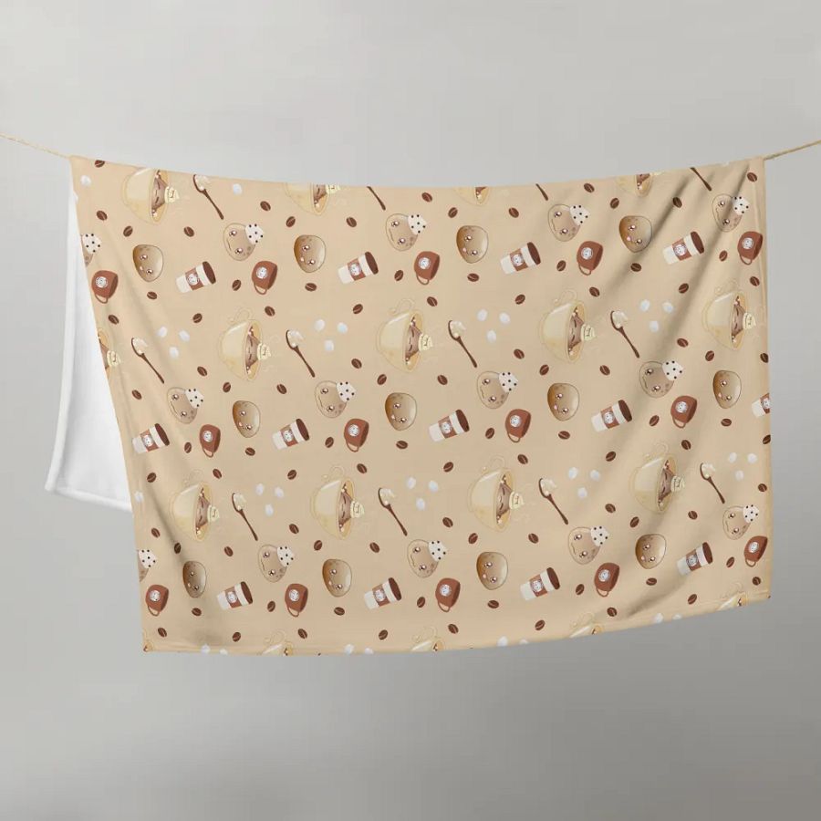 Coffee Slime Throw Blanket product image (8)