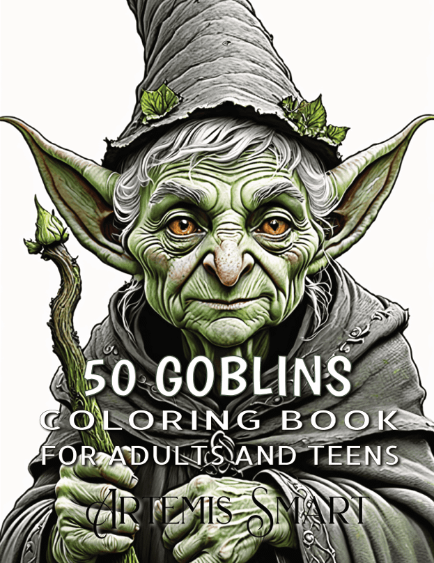 FREE Sample Pages from Goblins Coloring Pages for Adults product image (1)