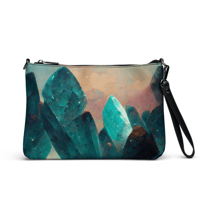 faux leather Green fluorite Crossbody Bag product image (1)
