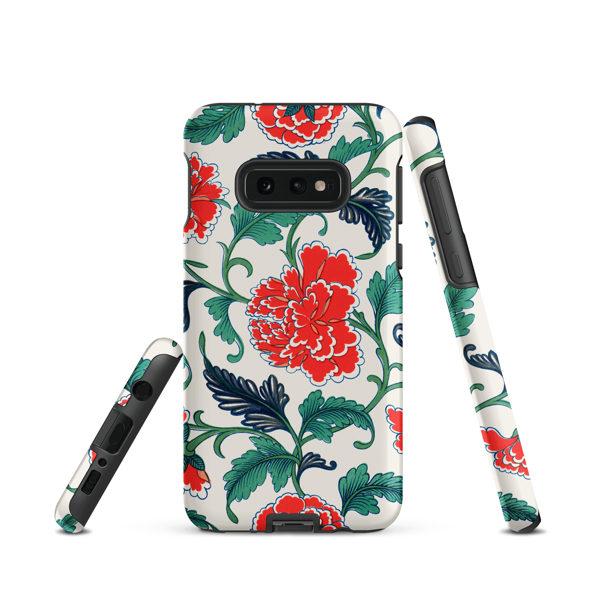 Red Floral Pattern. Samsung® Tough Case product image (2)