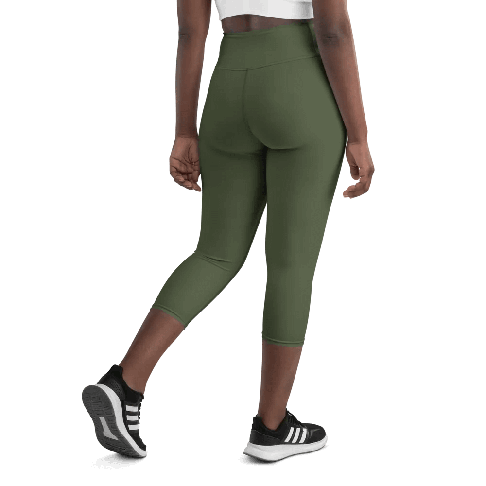 Olive Yoga Capri Leggings product image (2)