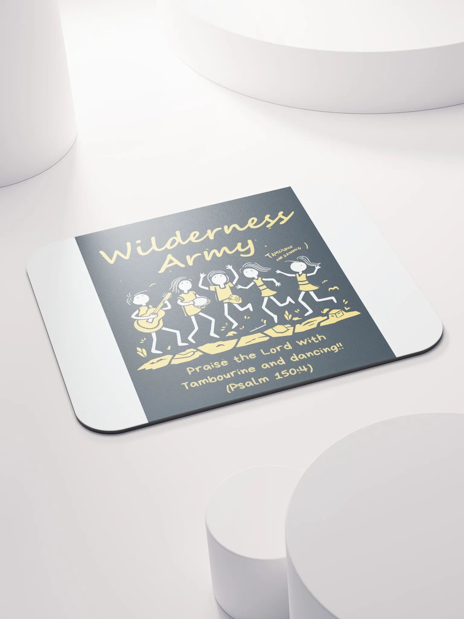 Wilderness Army Tambourine Dance Mouse Pad product image (4)