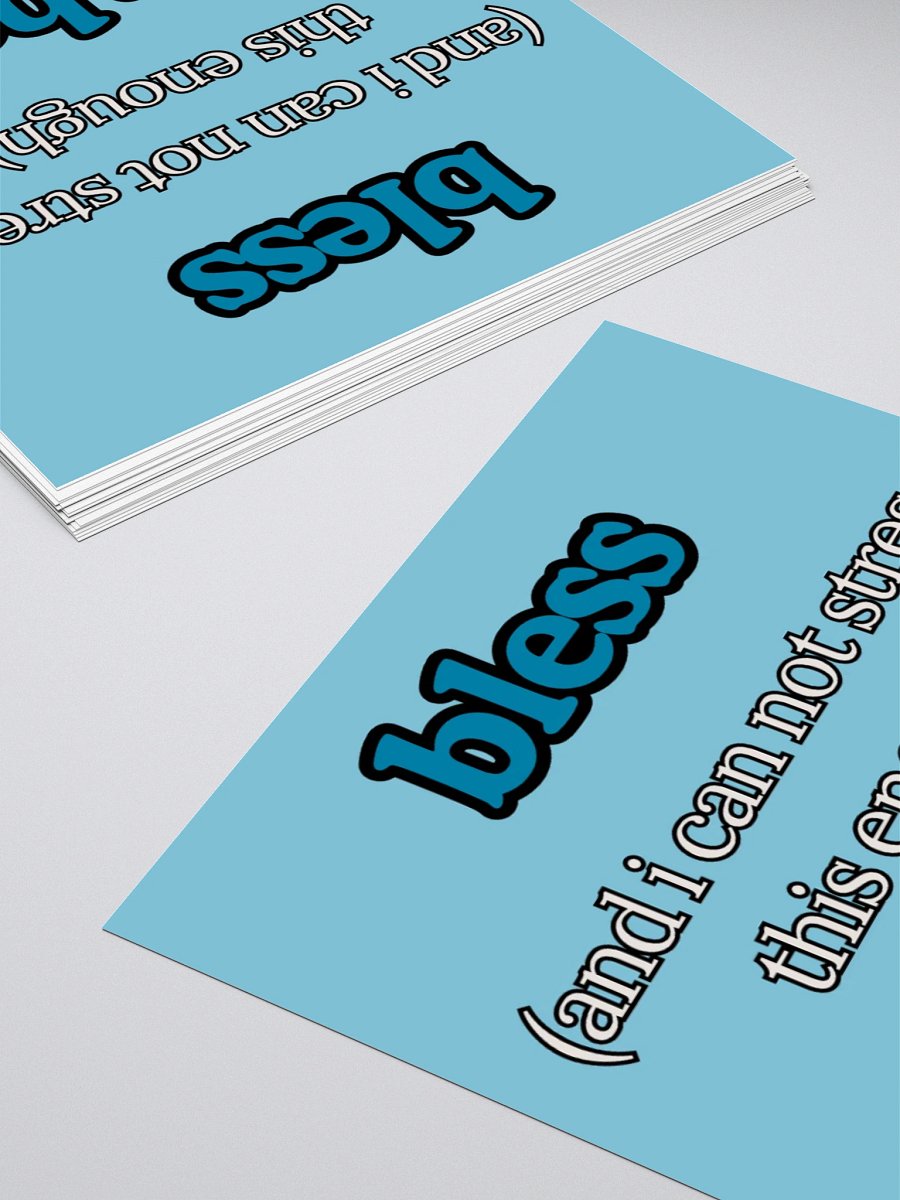 bless your heart sticker (blue) product image (3)